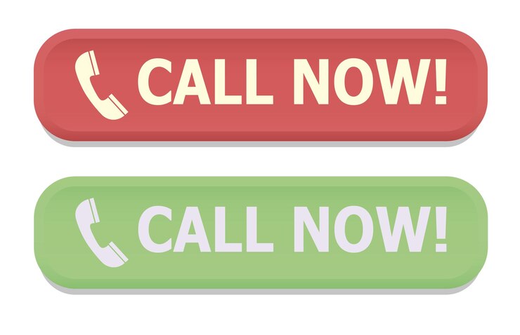 Vector call now web button vector