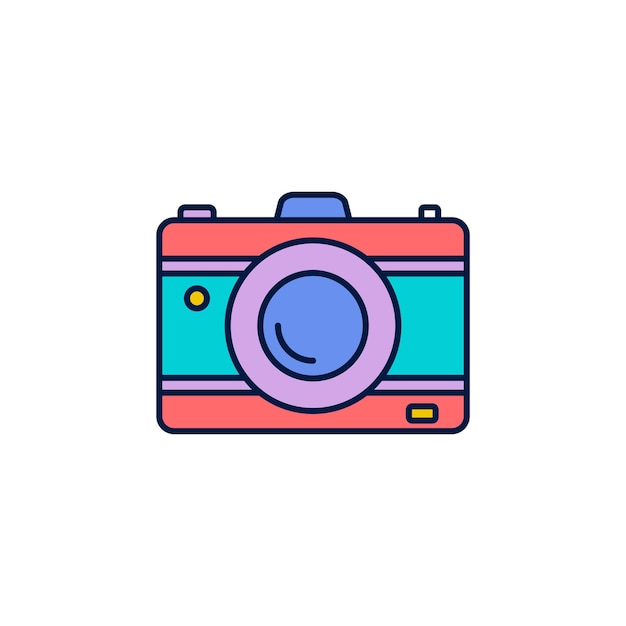 Camera icon vector design templates on white background