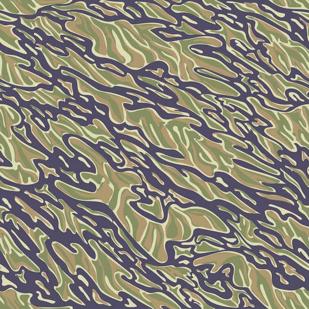 Camouflage Patterns Set Vector