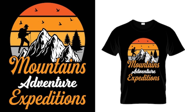 camping t-shirt design