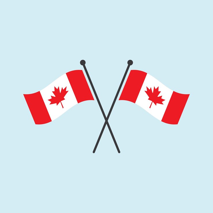 Vector canada flag vector