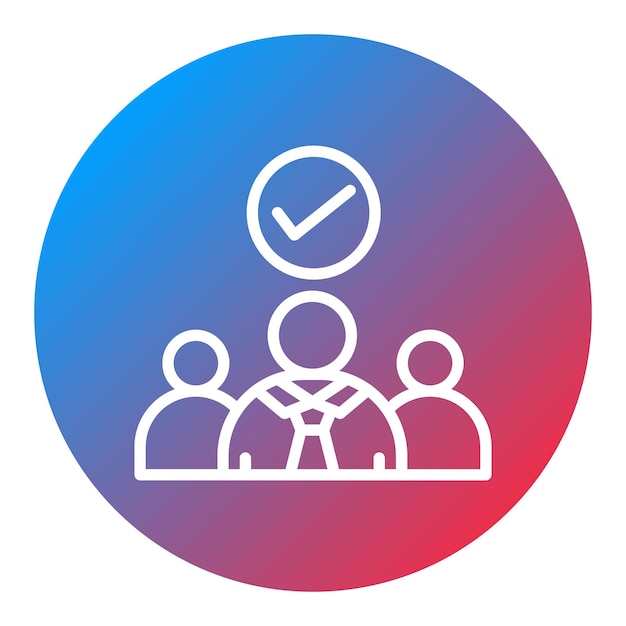 Candidate icon vector image Can be used for Human Resource