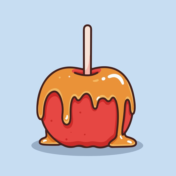 Vector candy apple delight