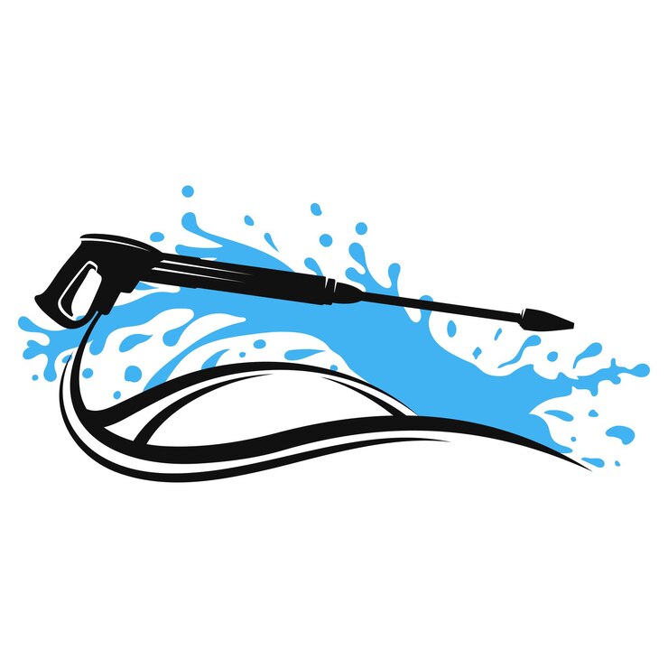 Car wash and cleaning symbol for business