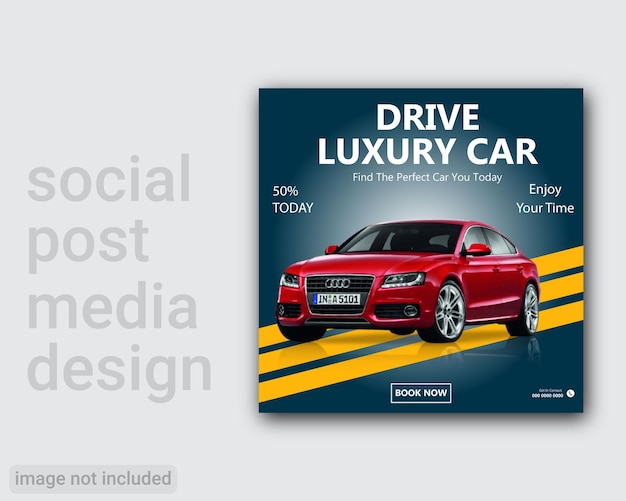 Car Washing waxing cleaning social media post design bundle vehicle servicing Car repair rental