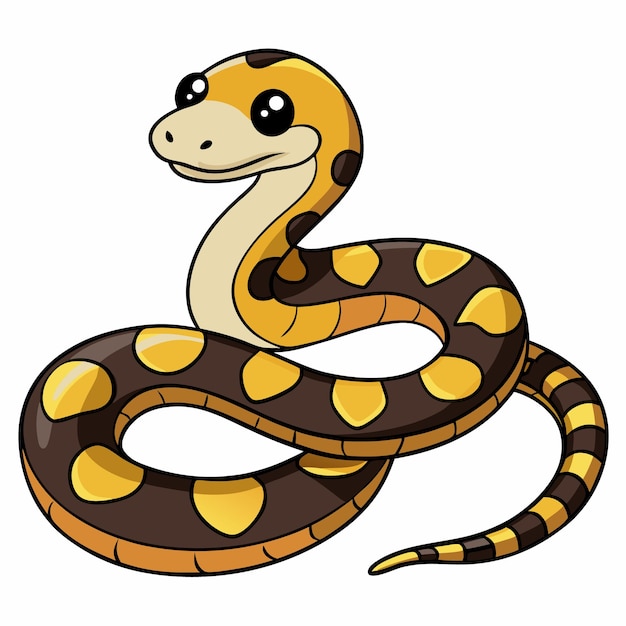 carpet python vector art design