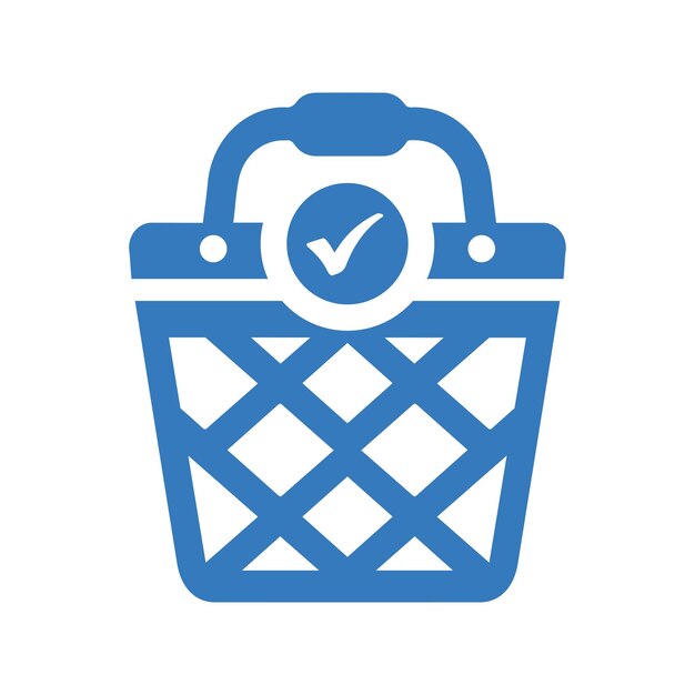 Cart shopping buy icon Blue color design