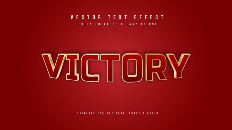 Cartoon 3D style editable vector text effect