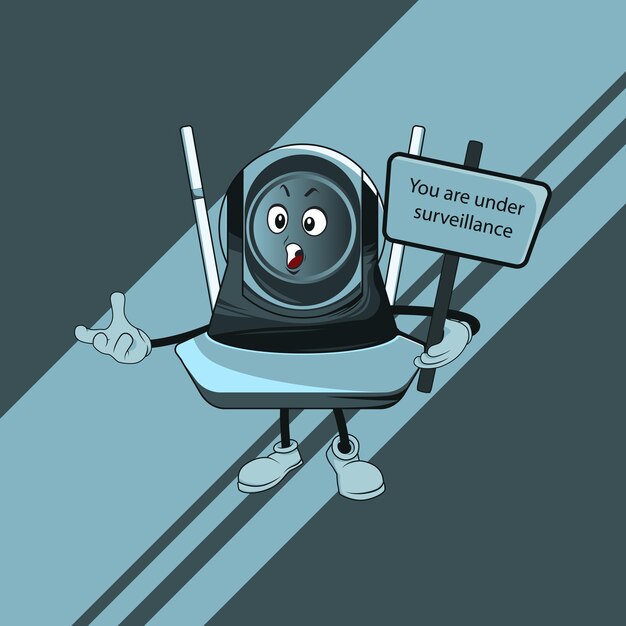 CCTV Cartoon Characters with face expression