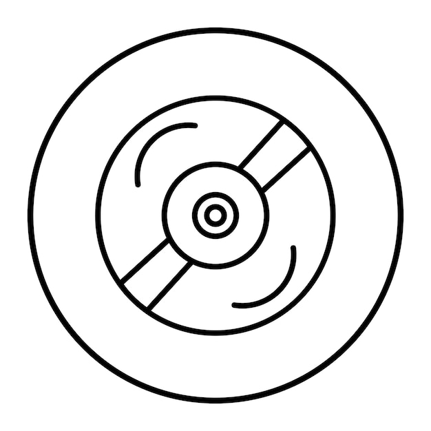 Cd vector icon Can be used for Communication and Media iconset