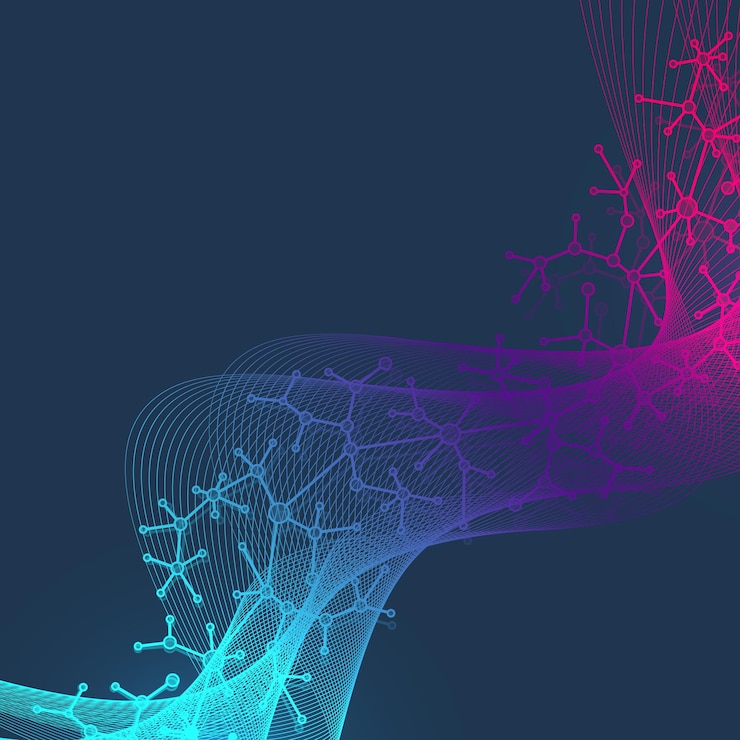 Vector cell molecules for science research and gene genetic healthcare and medicine design