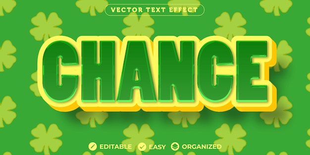 Chance Text EffectFully Editable Font Text Effect