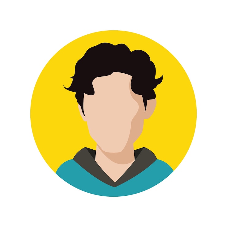 Vector character avatar isolated
