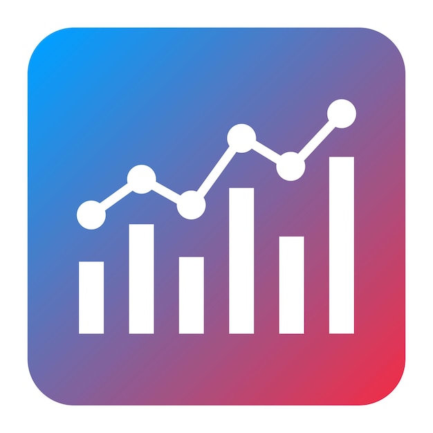 chart icon vector image can be used for business meeting