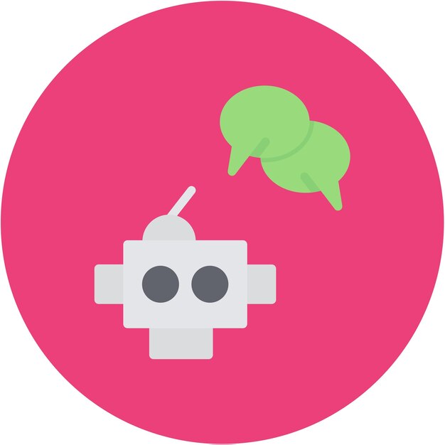 chatbot icon vector image can be used for robotics