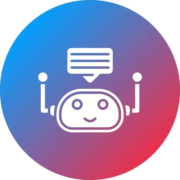 Chatbot icon vector image Can be used for Untact World