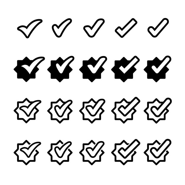 check mark valid yes confirmation okey positive checked confirm acceptance in checklist icon