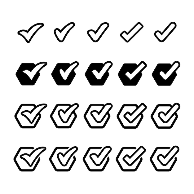check mark valid yes confirmation okey positive checked confirm acceptance in checklist icon