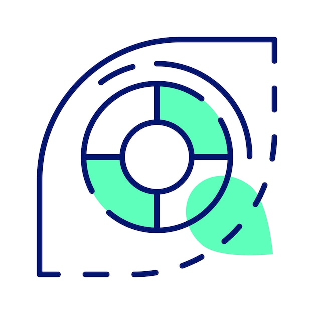 Check this beautifully designed icon of color palette in trendy style
