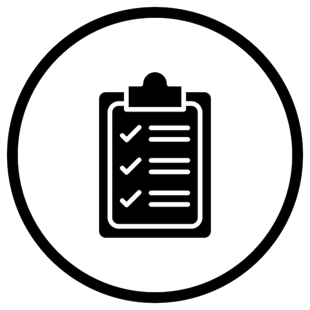 checklist vector icon design illustration