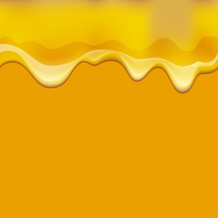 Vector cheese yellow color on yellow background