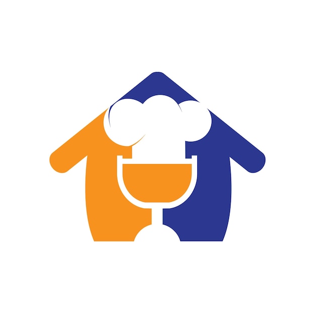 Chef podcast vector logo design template