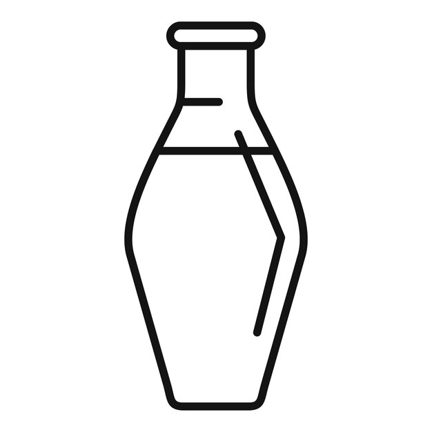 Chemical flask containing liquid for experimenting