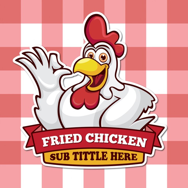 Vector chicken mascot