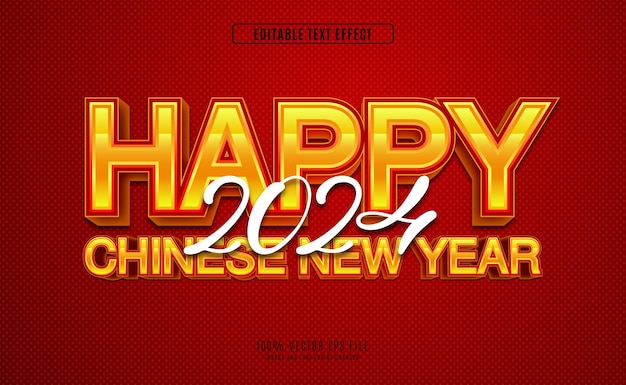 Chinese New Year 3D Text Effect