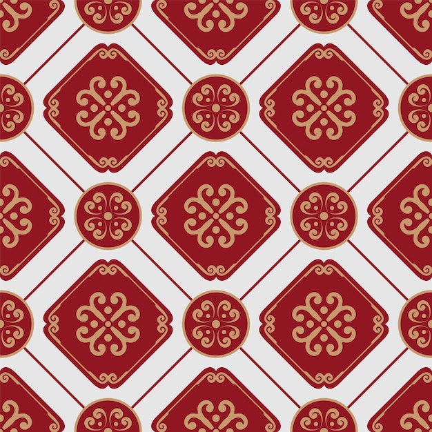 chinese seamless pattern vector
