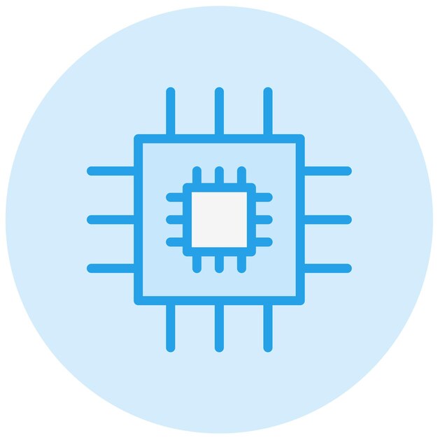 chip vector icon design illustration