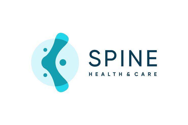 Chiropractic logo design element icon with unique idea concept