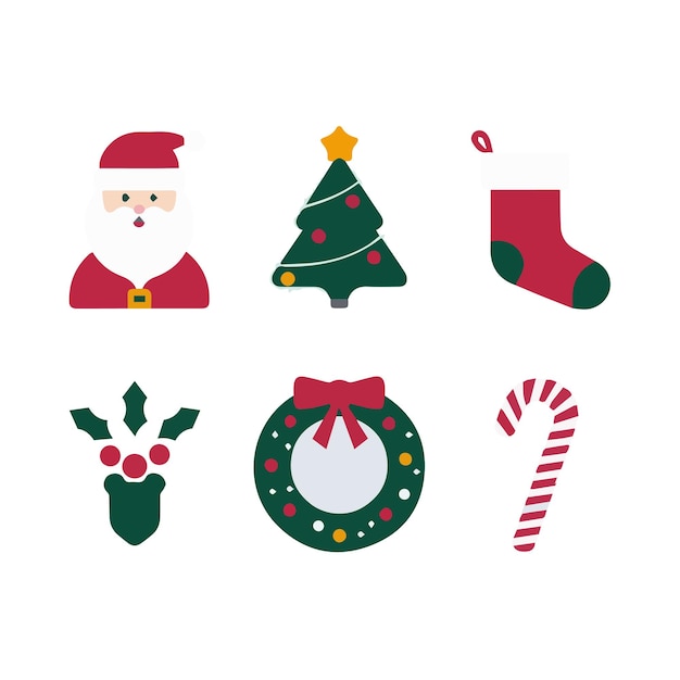 Christmas Icons Stock vector Illustrations