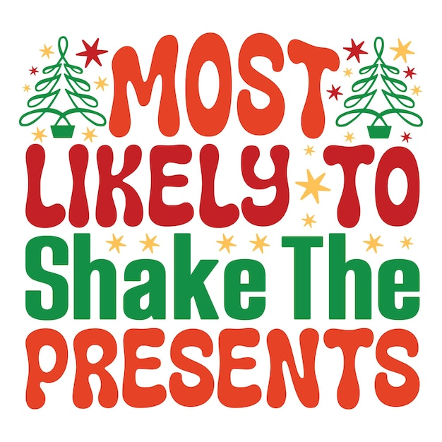 Christmas Retro Design File Digital Download Now