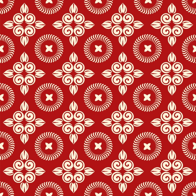 christmas seamless floral