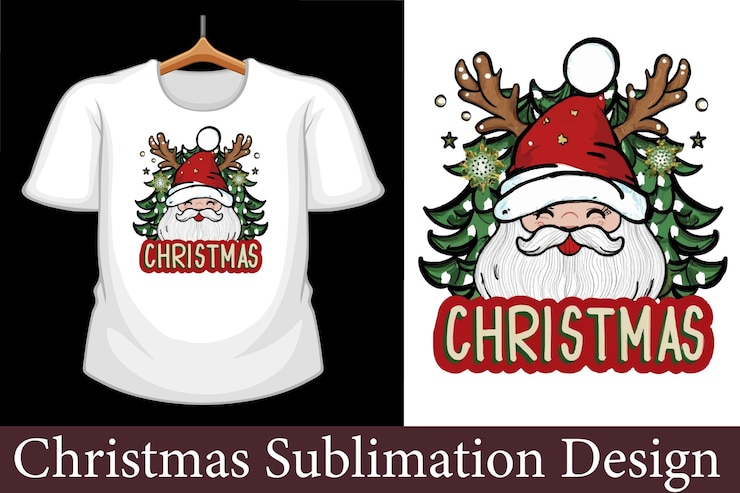 Vector christmas sublimation design