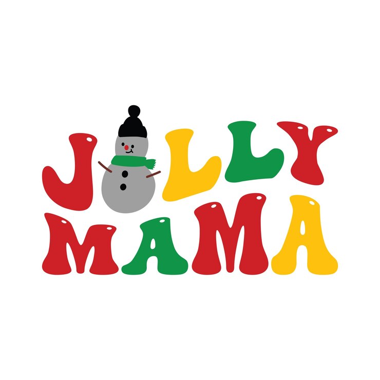 Vector christmas typhography design illustration
