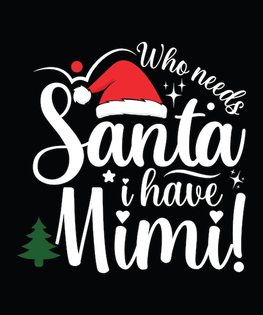 Christmas Vector Tshirt Design