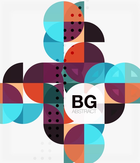 Circle banner Vector template background for workflow layout diagram number options or web design