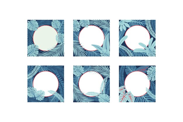 Circle Tropical Frame