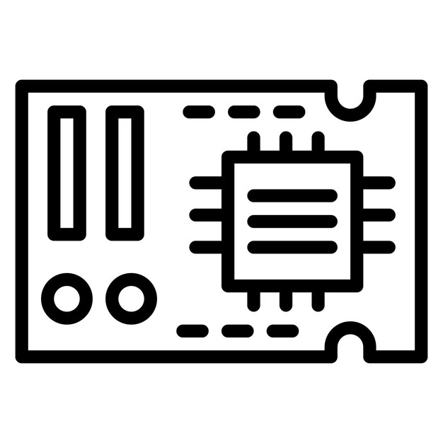 Circuit Board icon vector image Can be used for Virtual Lab