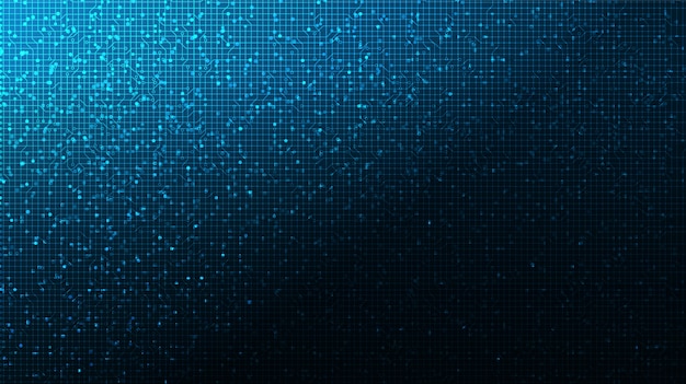 Circuit Board Technology on Future Background,Hi-tech Digital and Communication