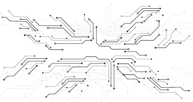 circuit technology background with hitech digital