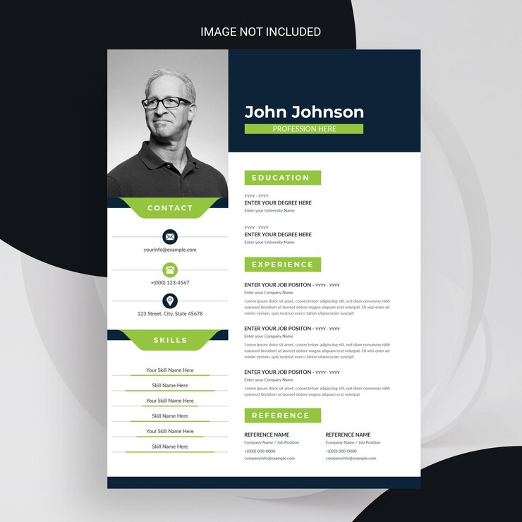 Clean and modern resume template