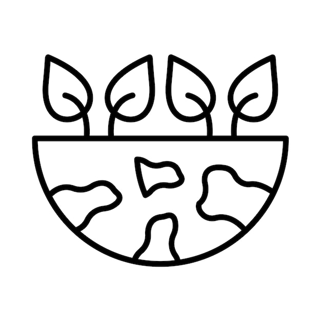 Clean Environment Line Illustration