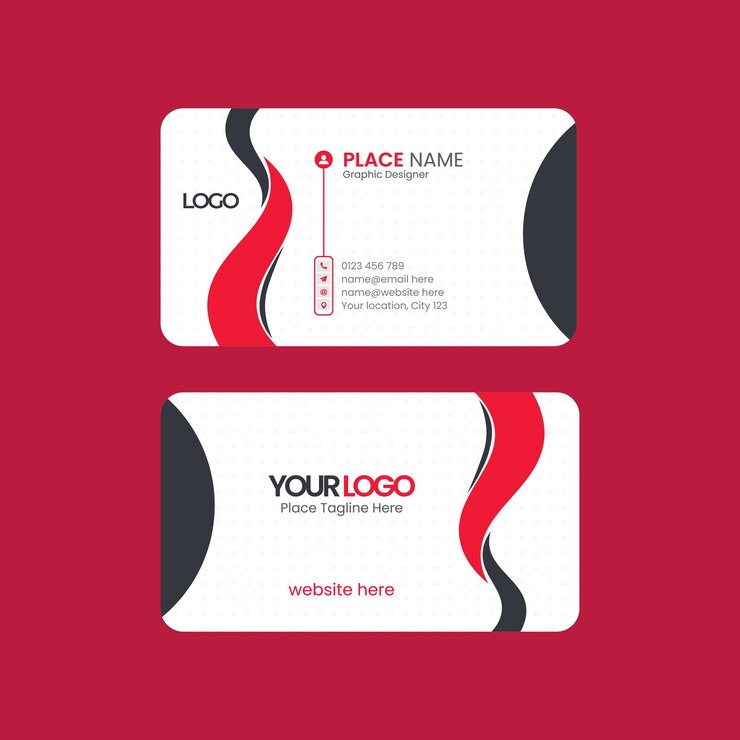 clean stylish business card design