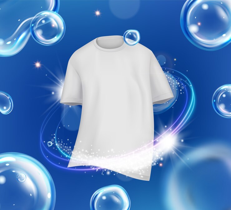 Vector clean t-shirt in realistic style