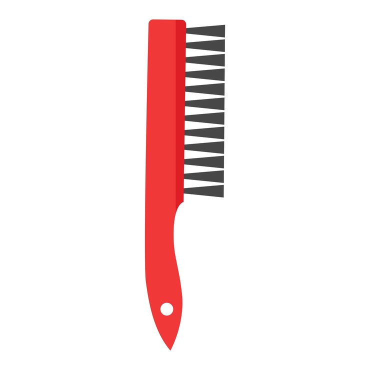 Vector cleaning brush vector