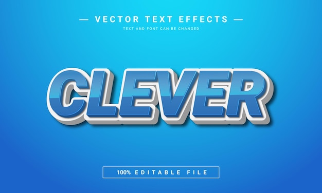 clever editable text effect design