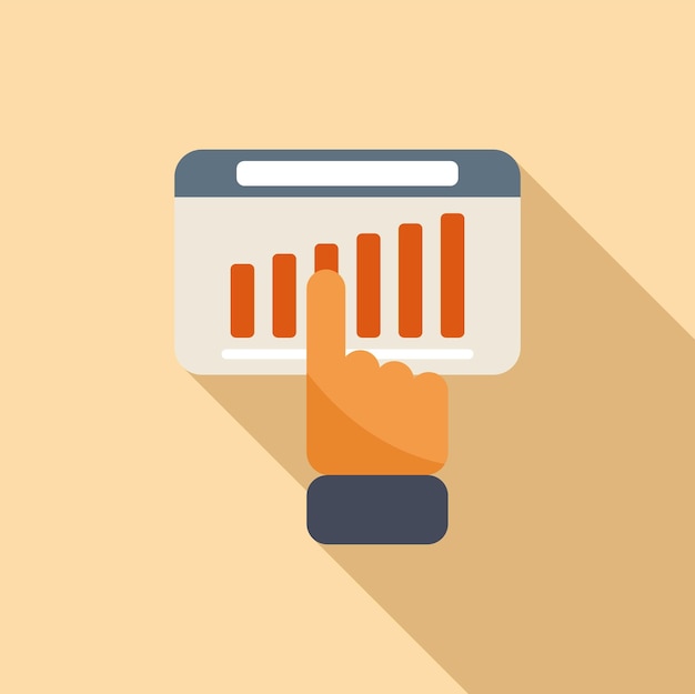 click on report icon flat vector money list finance money